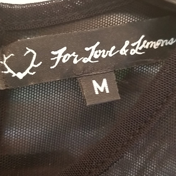 💕FOR LOVE AND LEMONS💕 Mesh Animal Print Dress Medium M NWOT - Picture 6 of 6